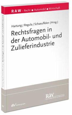 Cover Rechtsfragen in der Automobil- und Zulieferindustrie