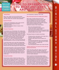 Cover Guide To Preparation to Meat, Poultry And Seafood (Speedy Study Guides) (eBook, ePUB)