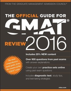 The Official Guide for GMAT Review 2016 with Online Question Bank and Exclusive Video (eBook, PDF) - Gmac (Graduate Management Admission Council)