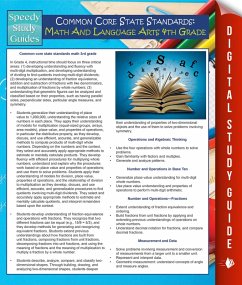Common Core State Standards: Math And Language Arts 4th Grade (eBook, ePUB) - Publishing, Speedy