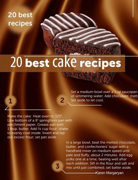 20 Best Cake Recipes (eBook, ePUB)