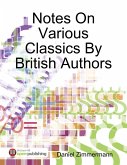 Notes On Various Classics By British Authors (eBook, ePUB)
