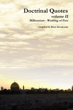 Cover Doctrinal Quotes: Volume II: Millennium - Washing of Feet (eBook, ePUB)
