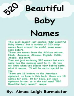 Cover 520 Beautiful Baby Names (eBook, ePUB)