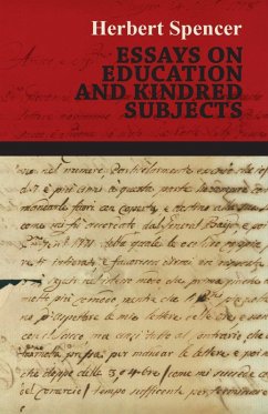 Essays on Education and Kindred Subjects (eBook, ePUB) - Spencer, Herbert