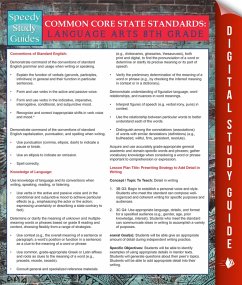Common Core State Standards: Language Arts 8th Grade (eBook, ePUB) - Publishing, Speedy