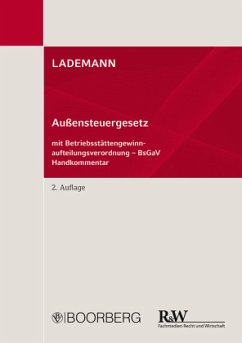 LADEMANN, Außensteuergesetz - Stöber, Michael;Gropp, Beate;Kleinert, Jens