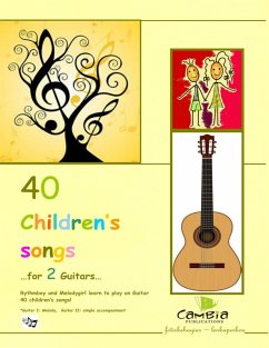 Cover 40 Children's Songs for Two Guitars (eBook, ePUB)