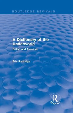 Cover A Dictionary of the Underworld (eBook, ePUB)