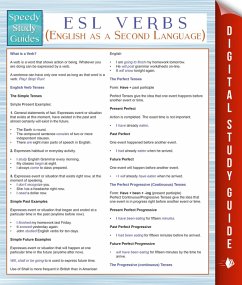 Cover ESL Verbs (English as a Second Language) (Speedy Study Guides) (eBook, ePUB)