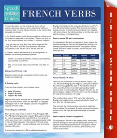 Cover French Verbs (Speedy Language Study Guides) (eBook, ePUB)