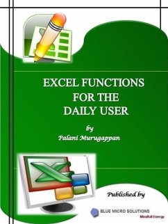Microsoft Excel Functions Vol 1 (eBook, ePUB) - Murugappan, Palani