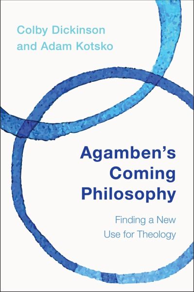 Agamben's Coming Philosophy (eBook, ePUB)