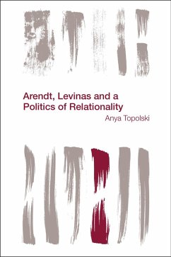 Cover Arendt, Levinas and a Politics of Relationality (eBook, ePUB)