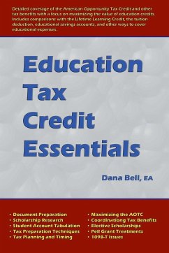 Education Tax Credit Essentials - Bell, Dana
