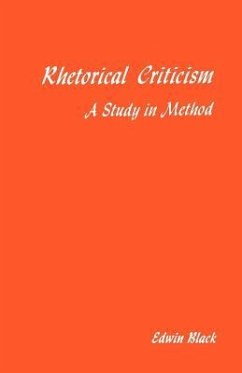 Rhetorical Criticism - Black, Edwin