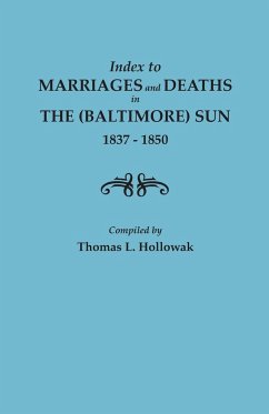 Index to Marriages in the (Baltimore) Sun, 1837-1850