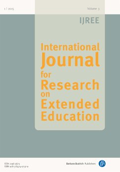 Cover IJREE - International Journal for Research on Extended Education 1/2015