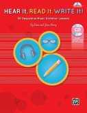 Hear It, Read It, Write It!: 30 Sequential Music Dictation Lessons, Book & CD