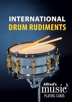 Alfred's Music Playing Cards -- International Drum Rudiments - Black, Dave