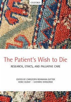 Cover The Patient's Wish to Die (eBook, PDF)