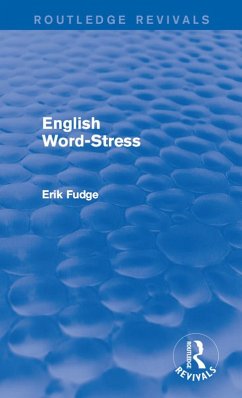 English Word-Stress (eBook, PDF) - Fudge, Erik