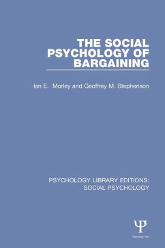 Cover The Social Psychology of Bargaining (eBook, ePUB)