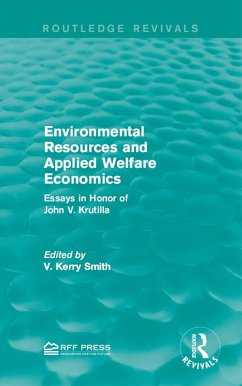 Environmental Resources and Applied Welfare Economics (eBook, PDF) - Smith, V. Kerry
