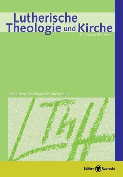 Lutherische Theologie und Kirche 04/2014 - Einzelkapitel (eBook, PDF) - Stolle, Volker