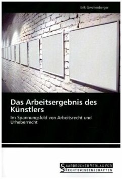 Das Arbeitsergebnis des Künstlers - Gwehenberger, Erik