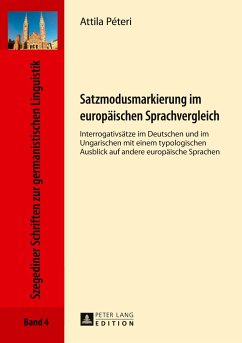 Satzmodusmarkierung im europäischen Sprachvergleich - Péteri, Attila