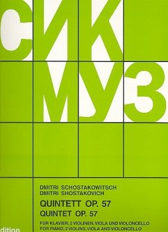 Cover Quintett op.57 für Klavier und Streichquartett Stimmen