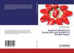 Empirical Modeling of Drying Rate and Qualities of Red Bell Pepper