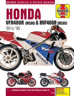 Honda VFR400 (NC30) & RVF400 (NC35) V-Fours (89 - 98) Haynes Repair Manual - Haynes Publishing