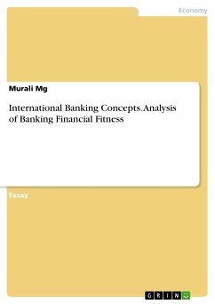 International Banking Concepts. Analysis of Banking Financial Fitness (eBook, PDF)