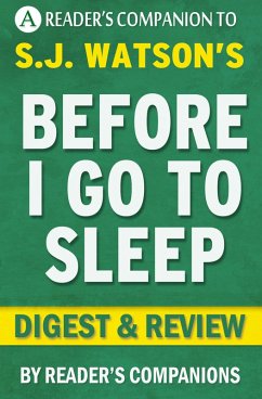 Cover Before I Go to Sleep: A Novel by S. J. Watson   Digest & Review (eBook, ePUB)
