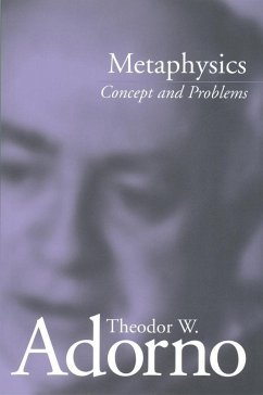 Metaphysics (eBook, PDF) - Adorno, Theodor W.