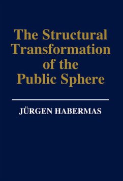 The Structural Transformation of the Public Sphere (eBook, PDF) - Habermas, Jürgen