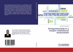 Entrepreneurship in a modern institutional environment