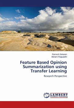 Feature Based Opinion Summarization using Transfer Learning