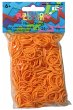 Rainbow Loom® Gummibänder Neon-Orange - Bild 1
