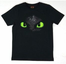 Dreamworks Dragons - Kinder T-Shirt - Ohnezahn Toothless - schwarz  (116-122) - Bei bücher.de immer portofrei