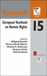 European Yearbook on Human Rights 2015 - Benedek, Wolfgang