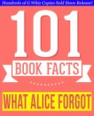 What Alice Forgot - 101 Amazingly True Facts You Didn't Know (101BookFacts.com) (eBook, ePUB) What Alice Forgot - 101 Amazingly True Facts You Didn't Know (101BookFacts.com) (eBook, ePUB)
