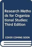 Research Methods for Organizational Studies