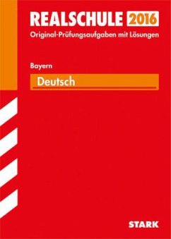 Cover Realschule 2016 - Deutsch, Bayern