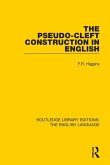The Pseudo-Cleft Construction in English (eBook, ePUB)