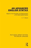 An Advanced English Syntax (eBook, PDF)