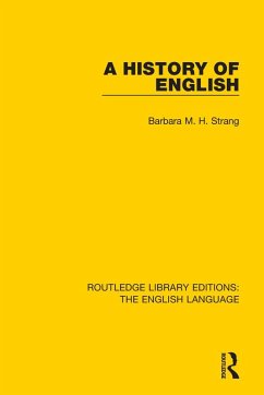 A History of English (eBook, ePUB) - Strang, Barbara M. H.