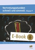 Vertretungsstunden schnell und sinnvoll Klasse 9 (eBook, PDF)